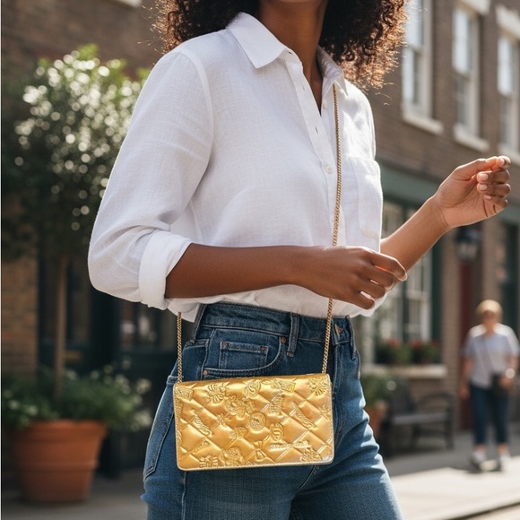 Chanel authentic gold wallet! - Picture 1 of 6